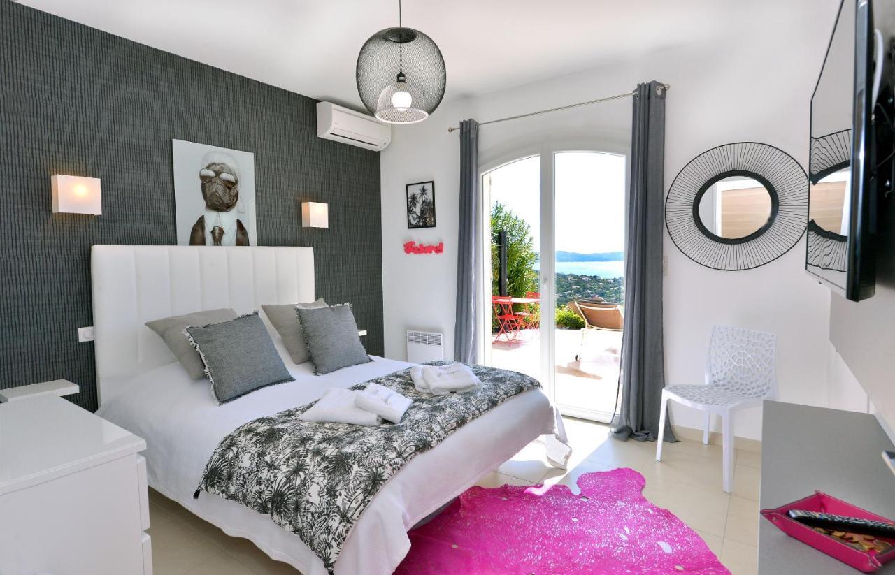 Villa Jucanos - Vue Mer Panoramique Golfe De St-Tropez Cavalaire-sur-Mer Exteriör bild