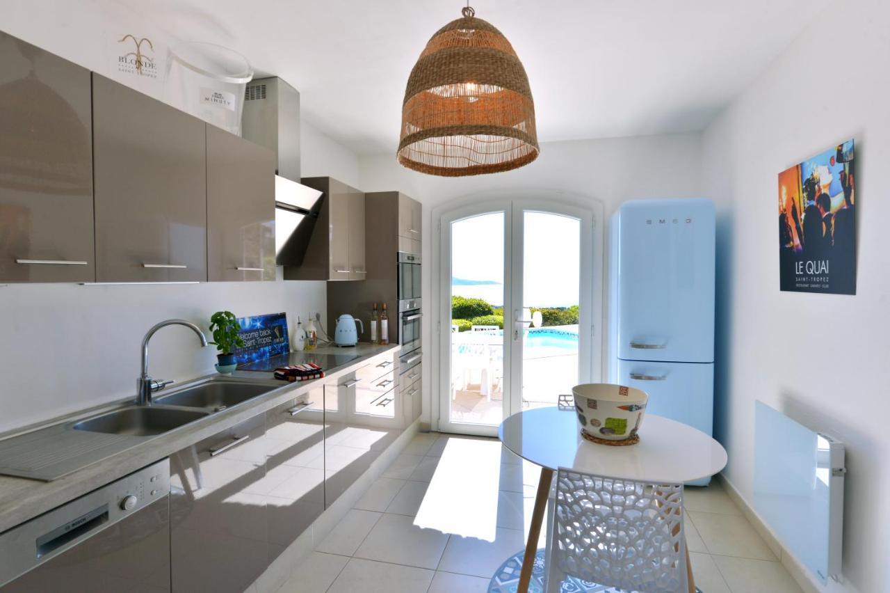 Villa Jucanos - Vue Mer Panoramique Golfe De St-Tropez Cavalaire-sur-Mer Exteriör bild